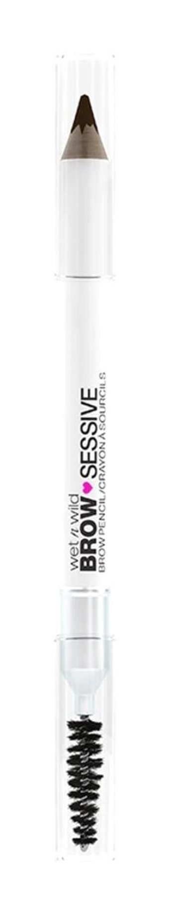 Wet N Wild Brow Sessive Medium Brown Asansörsüz Çift Taraflı Kalın Uçlu Kaş Kalemi Orta Kahve