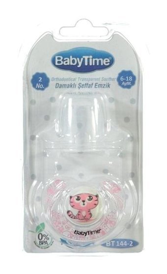 Babytime Bt144 No:2 6-18 Ay Pembe-Şeffaf Emzik