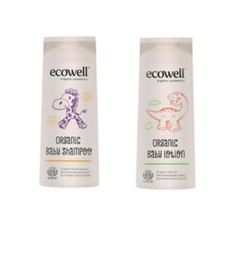Ecowell Organik Bebek Şampuanı 2x300 ml