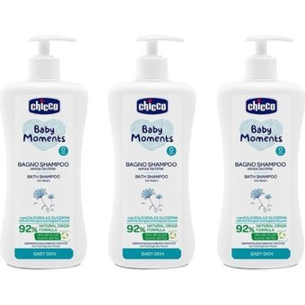 Chicco Baby Moments Aynısefa Bebek Şampuanı 3x750 ml