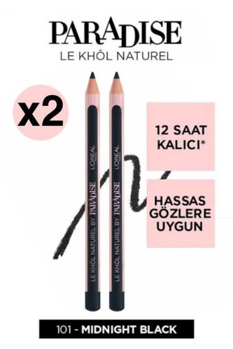 L'oréal Paris Paradise Le Kohl 101 Mat Midnight Black Kalıcı Kalın Uçlu Kalem Eyeliner