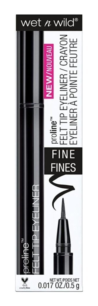 Wet N Wild Proline Felt Tip Mat Siyah İnce Uçlu Likit Eyeliner