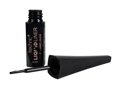 Technic Mat Siyah İnce Uçlu Likit Eyeliner