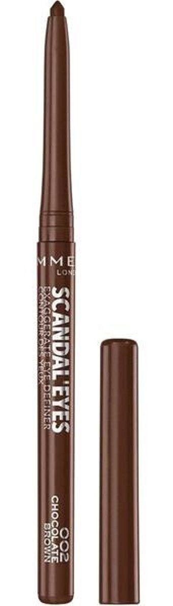 Rimmel London Scandal'eyes Exaggerate Definer 002 Suya Dayanıklı Chocolate Brown Kalıcı Kalın Uçlu Kalem Eyeliner