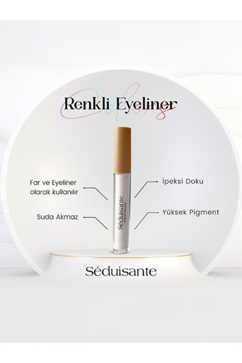 Séduisante Mat Beyaz Kalıcı İnce Uçlu Likit Eyeliner