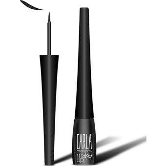 Carla No:13 Parıltılı Siyah İnce Uçlu Likit Eyeliner