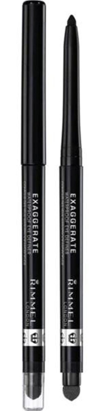 Rimmel London Exaggerate 65 Suya Dayanıklı Parlak Siyah Kalıcı İnce Uçlu Kalem Eyeliner