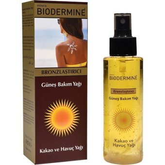 Biodermine Havuç Yağı-Kakao Yağı Vücut İçin Bronzlaştırıcı Yağ 100 ml