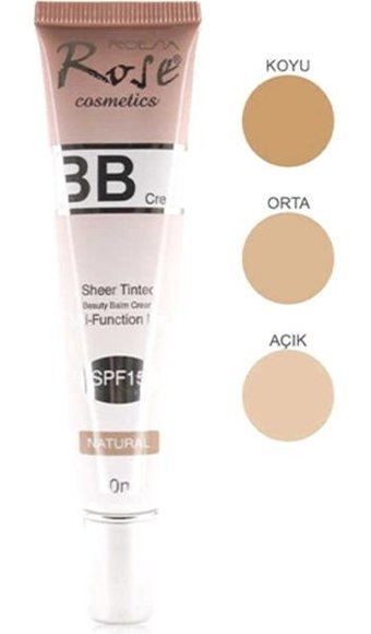 Rose Sheer Tinted No: 01 Tüm Ciltler İçin BB Krem Orta Ton