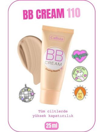 Callista Cream 110 Tüm Ciltler İçin BB Krem Açık Ton