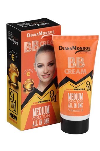 Diana Monroe All In One Medium Tüm Ciltler İçin BB Krem Orta Ton