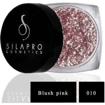 Silapro Cosmetics SP010 Jel Glitter Tekli Far Blush Pink