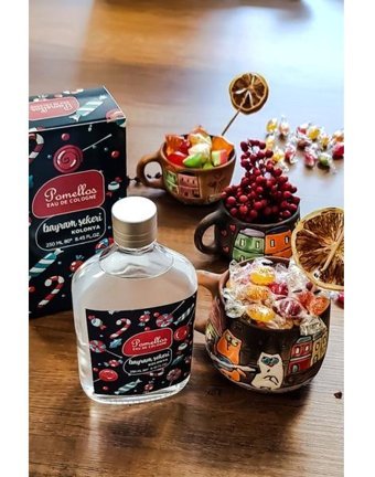 Pomellos Bayram Şekeri Vanilya Cam Şişe Kolonya 250 ml