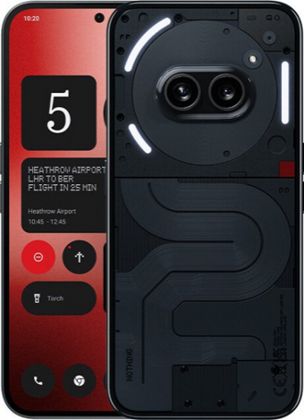 Nothing Phone (2a) 256 GB Hafıza 12 GB Ram 6.7 inç 50 MP Çift Hatlı AMOLED Ekran Android Akıllı Cep Telefonu Siyah