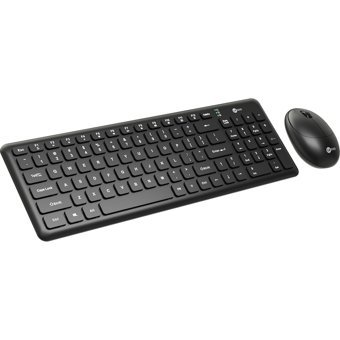 Lenovo Lecoo KW204 Sessiz Siyah Kablosuz Klavye Mouse Seti