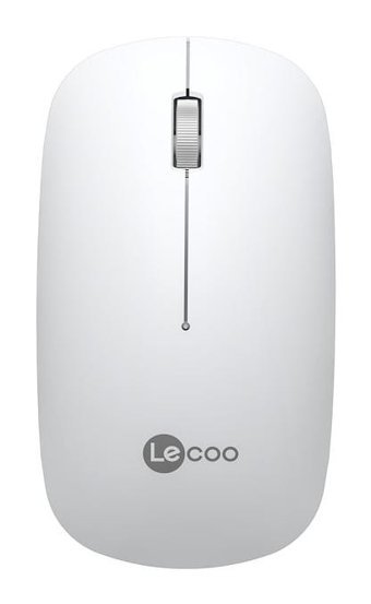 Lenovo Lecoo WS214 Kablosuz Beyaz Optik Mouse