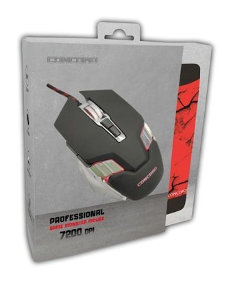 Concord C-25 Kablolu Siyah Optik Gaming Mouse