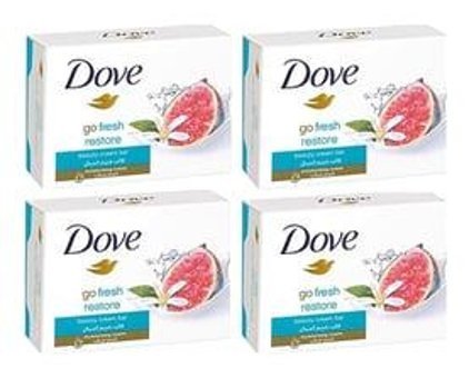 Dove Go Fresh Restore İncir-Portakal Çiçeği Sabun 4x100 gr