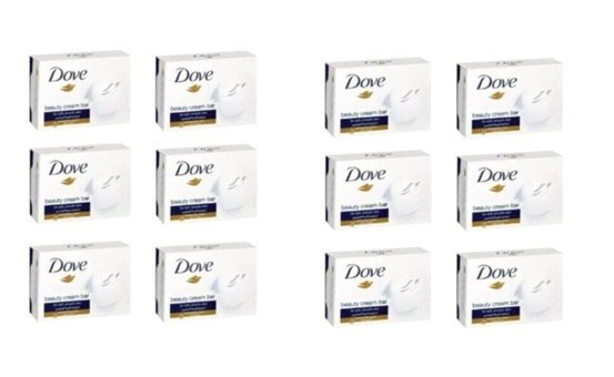 Dove Beauty Cream Bar For Soft-Smooth Skin Sabun 12x100 gr