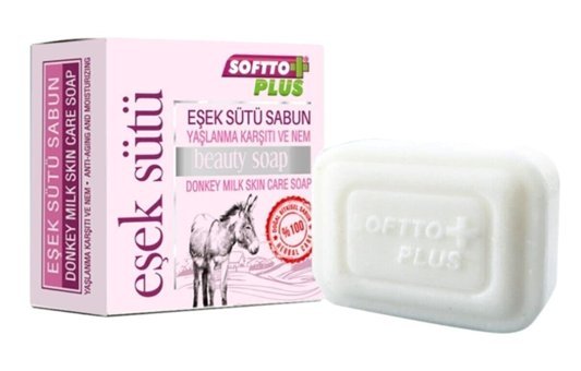 Softto Plus Cilt Nemlendirici Organik Eşek Sütü Sabunu 100 gr