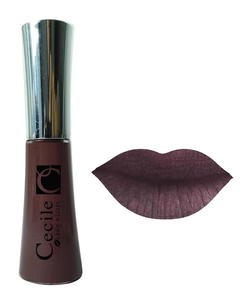 Cecile 36 Dark Brown Kalıcı Mat Likit Fırçalı Ruj