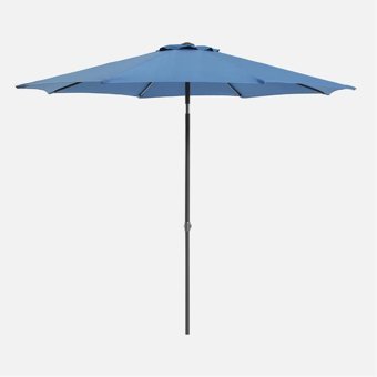Evinizin Atolyesi Açılır Kapanır Yuvarlak Bahçe Şemsiyesi Mavi