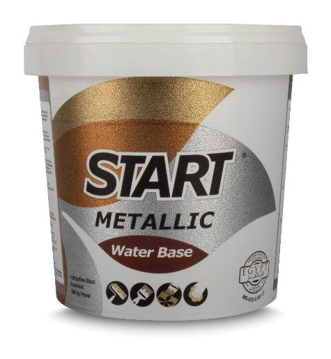 Glc Paints Su Bazlı Metalik İç Cephe Boyası 0.75 lt Altın