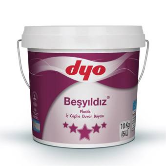 Dyo Beşyıldız Plastik Mat İç Cephe Boyası 10 kg Asil Lila