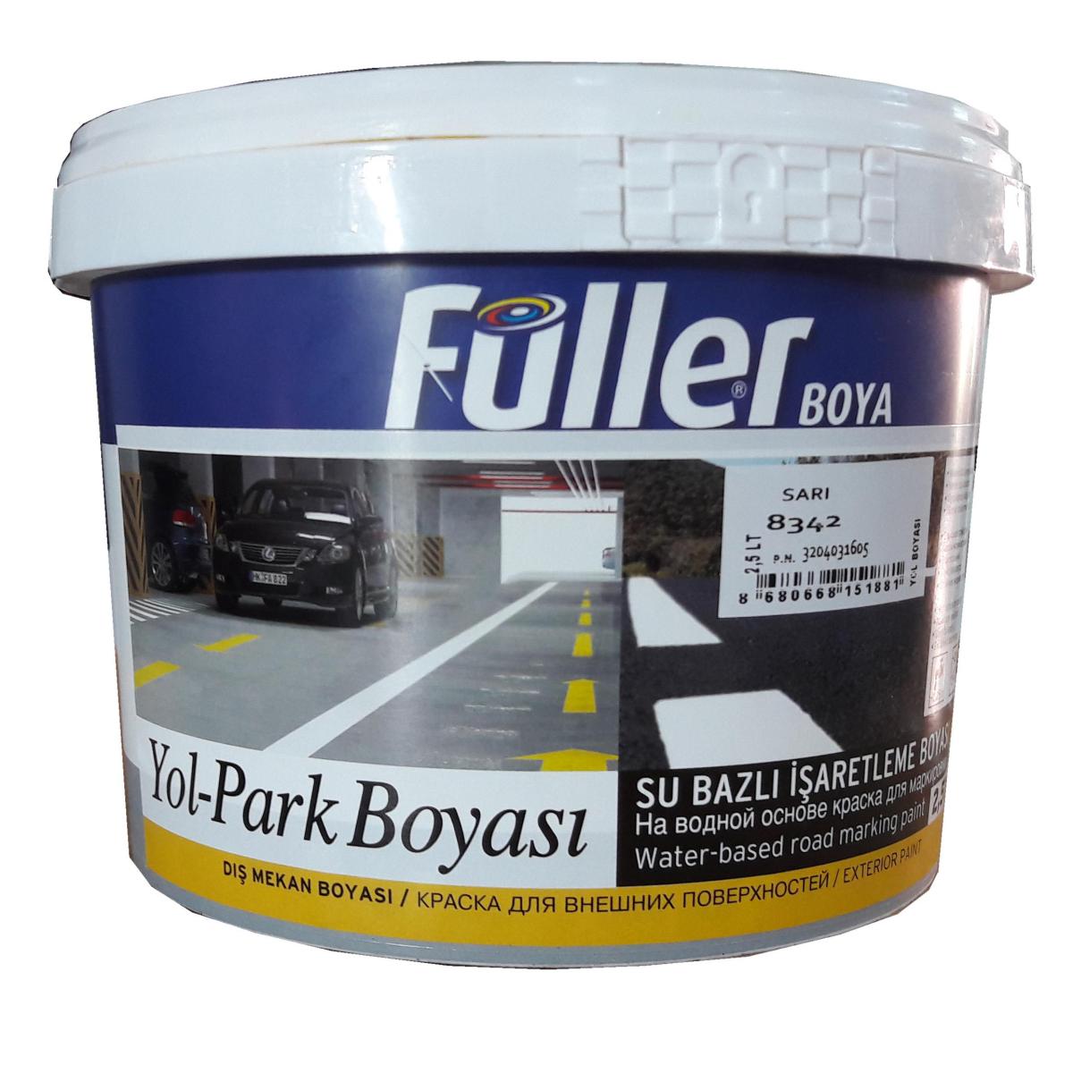 Füller Su Bazlı Dış Cephe Boyası 2.5 lt Sarı