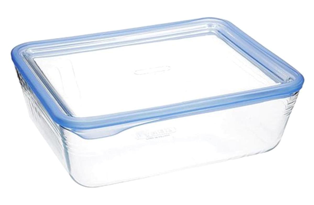 Pyrex 2 Parça Dikdörtgen Cam Saklama Kabı 800 ml