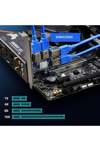 Esonic Z87 Z87 DDR3 Overclock Mining Masaüstü Bilgisayar Intel Uyumlu Anakart