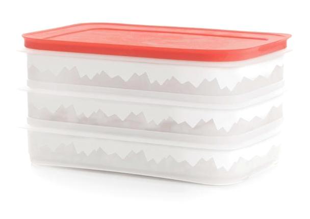 Tupperware 4 Parça Dikdörtgen Plastik Saklama Kabı 675 ml