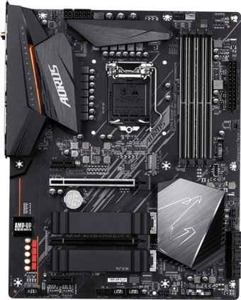 Gigabyte Z490 AORUS ELITE AC Z490 LGA 1200 Soket DDR4 3200 Mhz PCIe 4.0 Wi-Fi Overclock Mining ATX Masaüstü Bilgisayar Intel Uyumlu Anakart