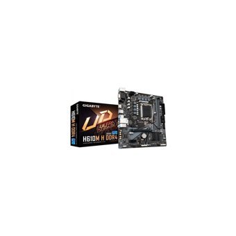 Gigabyte H610M H H610M LGA 1700 Soket DDR4 3200 Mhz Micro ATX Masaüstü Bilgisayar Intel Uyumlu Anakart