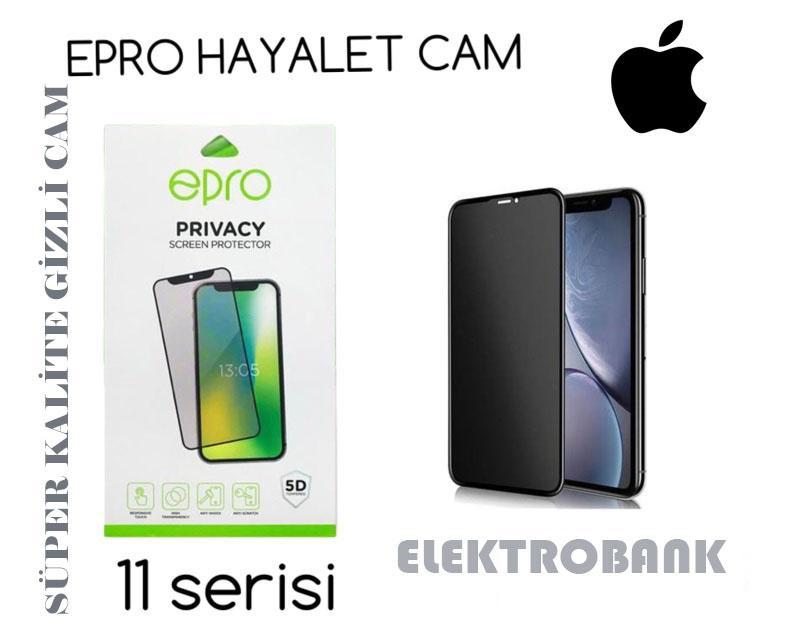 Elektrobank Apple iPhone 11 Temperli Cam Parlak Ekran Koruyucu