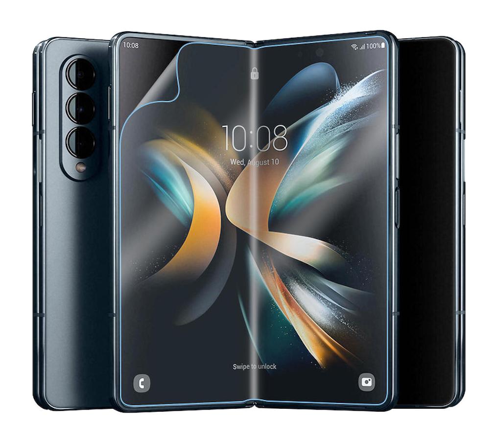 Cepustik Telefon Aksesuarları Samsung Galaxy Z Fold 4 Parlak Ekran Koruyucu