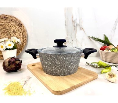 Evita Bio Granit 20 cm Granit Derin Tencere