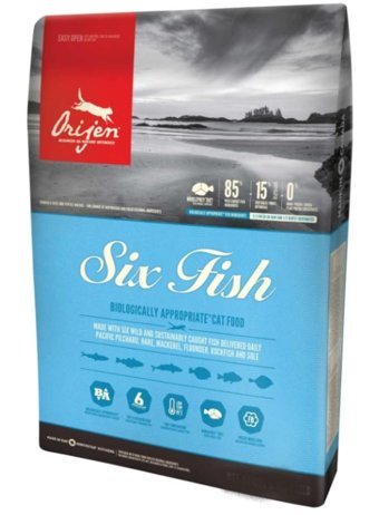 Orijen Six Fish Balıklı Yetişkin Kuru Kedi Maması 1.8 kg