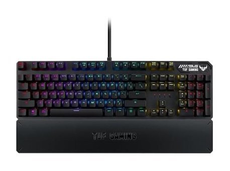 Asus RA05 TUF Q RGB Red Switch Kablolu Siyah Mekanik Gaming Klavye