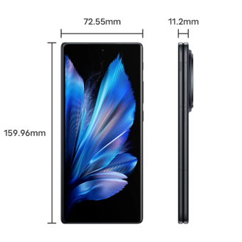 Vivo X Fold3 Pro 512 GB Hafıza 16 GB Ram 8.03 inç 50 MP Katlanabilir Çift Hatlı AMOLED Ekran Android Akıllı Cep Telefonu Siyah