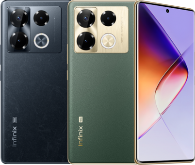 Infinix Note 40 Pro+ 256 GB Hafıza 12 GB Ram 6.78 inç 108 MP Çift Hatlı AMOLED Ekran Android Akıllı Cep Telefonu Yeşil