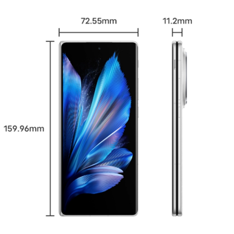 Vivo X Fold3 Pro 512 GB Hafıza 16 GB Ram 8.03 inç 50 MP Katlanabilir Çift Hatlı AMOLED Ekran Android Akıllı Cep Telefonu Beyaz