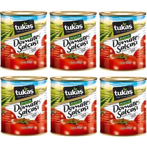 Tukaş Domates Salçası 6x830 gr