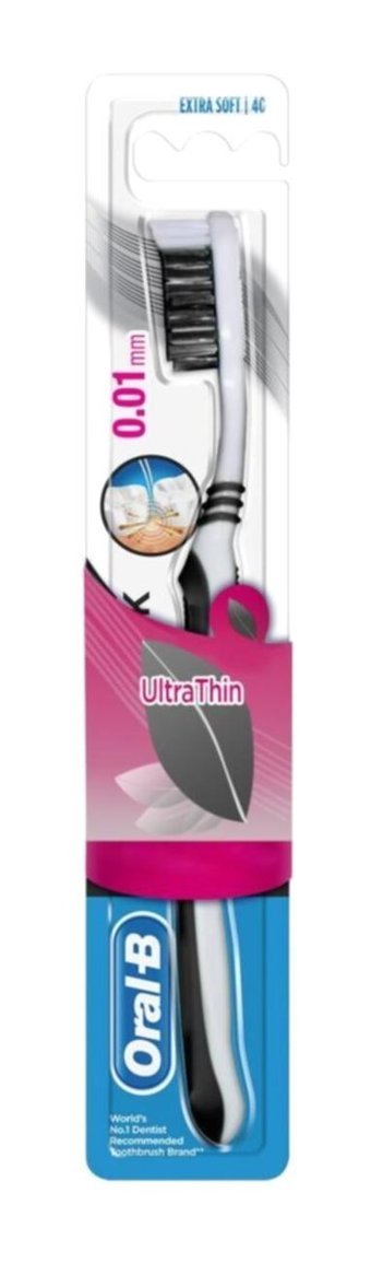 Oral-B Ultra Thin Extra Soft Diş Fırçası Siyah