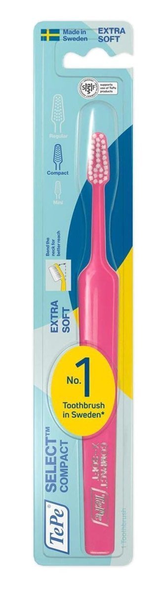 Tepe Select Compact Extra Soft Diş Fırçası Pembe