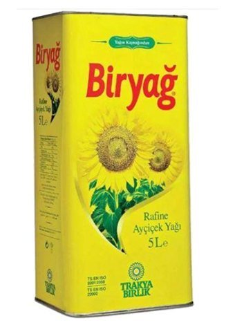 Biryağ Teneke Ayçiçek Yağı 12x5 lt