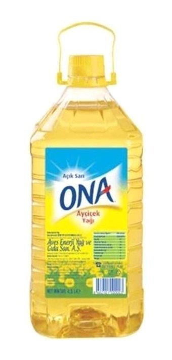 Ona Pet Ayçiçek Yağı 4 lt