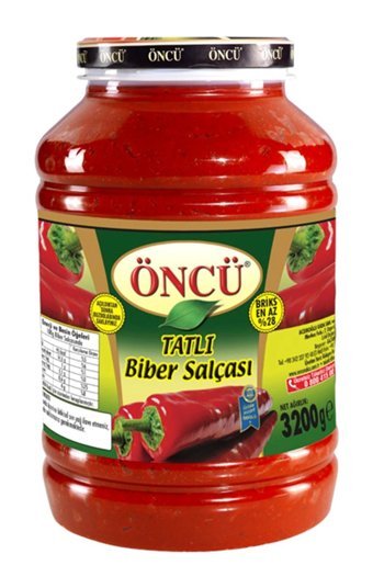 Öncü Tatlı Biber Salçası 3.2 kg