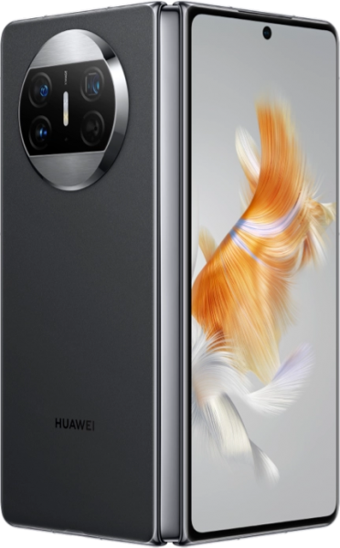 Huawei Mate X3 512 GB Hafıza 12 GB Ram 7.85 inç 50 MP Katlanabilir Çift Hatlı Foldable OLED Ekran Android Akıllı Cep Telefonu Siyah