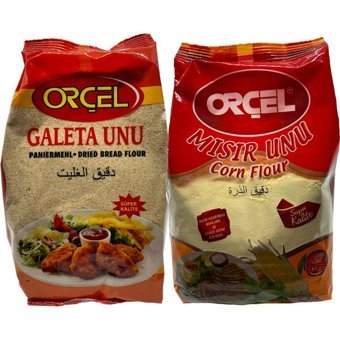 Orçel Galeta Unu 300 gr + Mısır Unu 300 gr